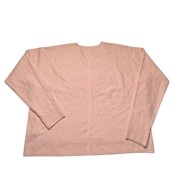 Free People Women's Pink Wool Blend Cropped Sweater XS Oversized Comfy - Picture 6 of 8